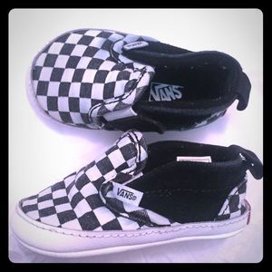 Vans Classic Checkerboard Crib Shoes